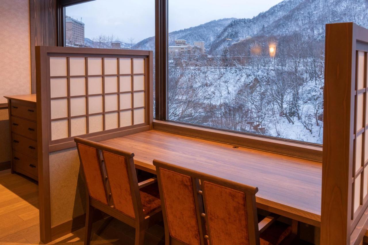 Jozankei Onsen Yurakusoan Hotell Sapporo Eksteriør bilde