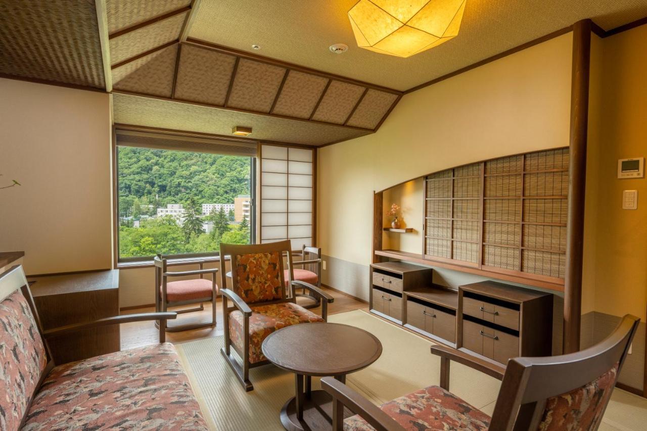 Jozankei Onsen Yurakusoan Hotell Sapporo Eksteriør bilde